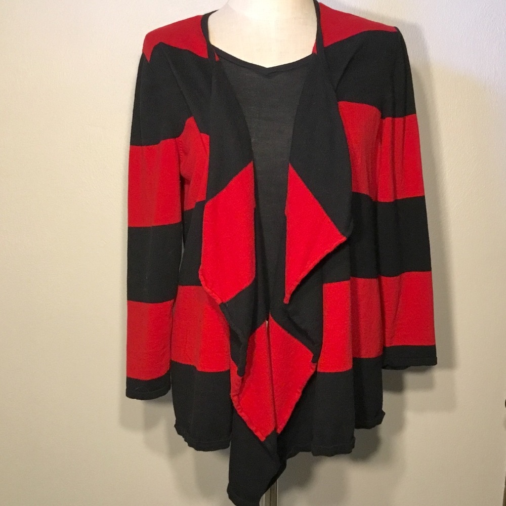 Striped Cardigan Sweater